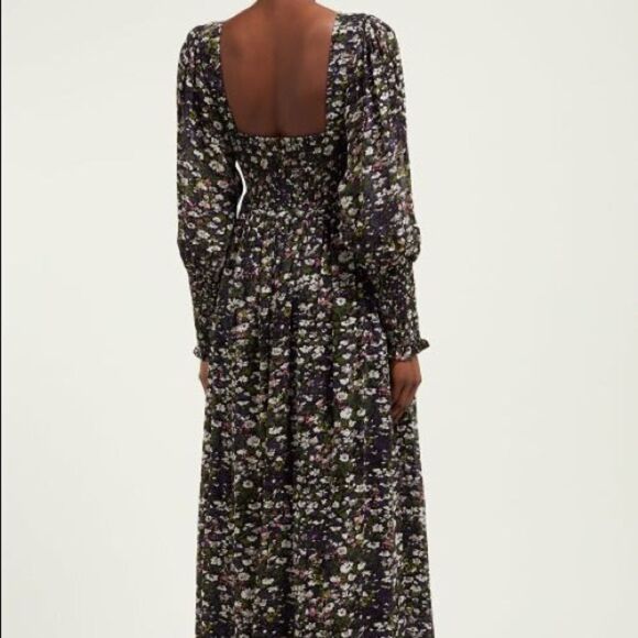 Ganni Georgette Floral Maxi Dress - 36 - Picture 7 of 10